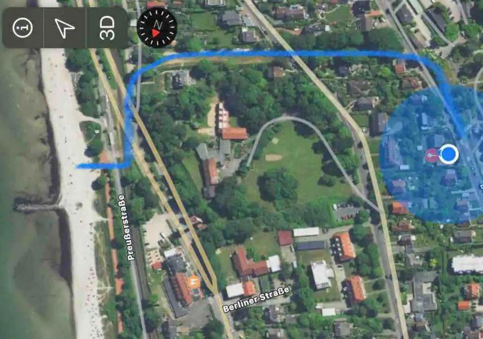 Im Bademantel An Den Strand Mit Terrasse Eckernförde Esterno foto