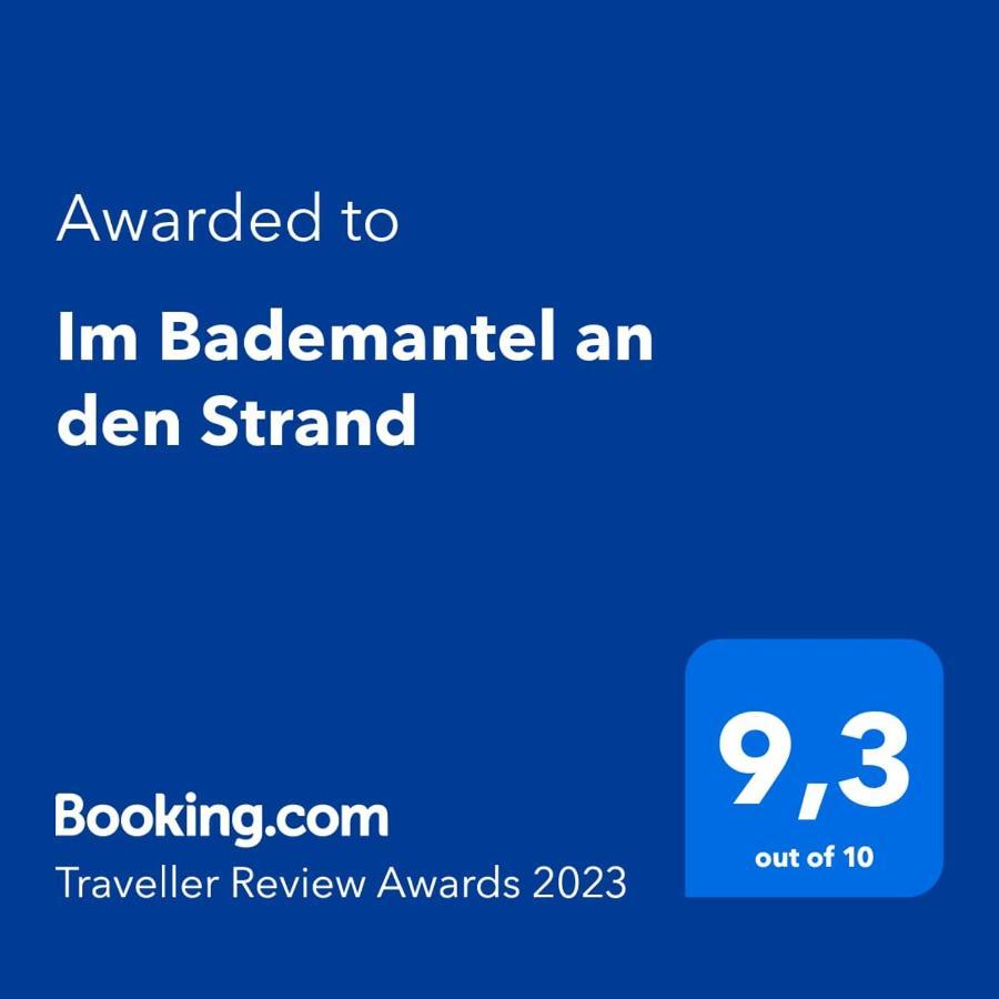 Im Bademantel An Den Strand Mit Terrasse Eckernförde Esterno foto