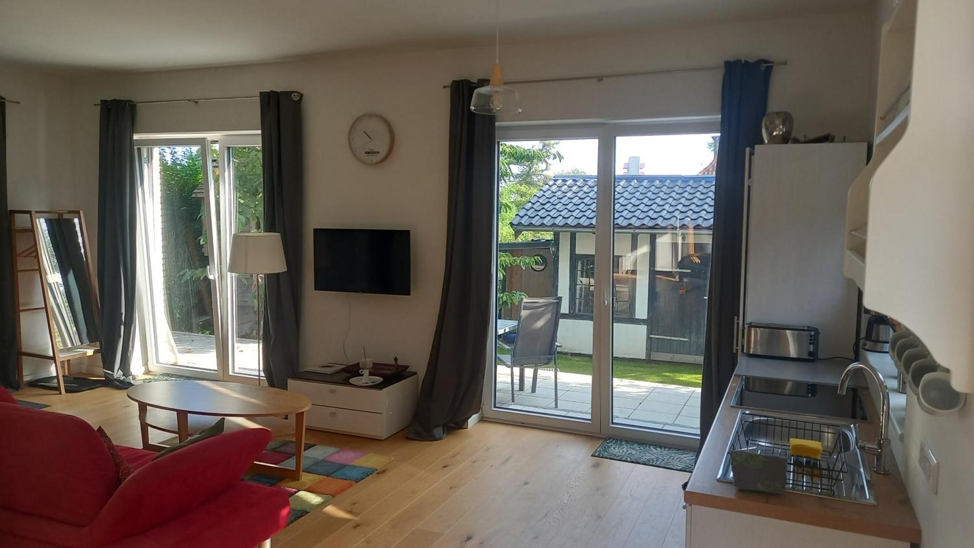 Im Bademantel An Den Strand Mit Terrasse Eckernförde Esterno foto